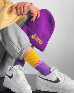 جوراب ساق بلند اسپرت Lakers