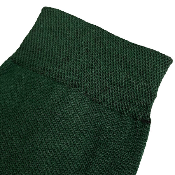 جوراب مردانه ساقدار ساده سبز یشمی
