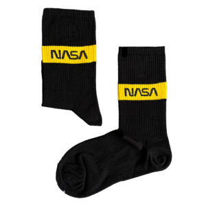 جوراب ساق بلند اسپرت NASA زرد