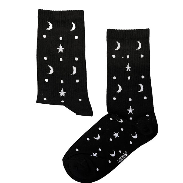 جوراب ساق بلند اسپرت ماه و ستاره